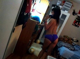 Sexy brunette teen - #1