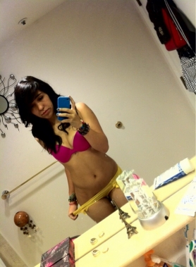 Sexy brunette teen - #5