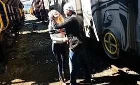 Wild Blonde Milf With A Perfect Ass Gets Fucked Hard Outside