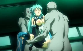 Mesmerizing Hentai Goddess Fucked Rough By Horny Monsters