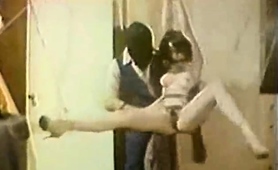 Sexy Vintage Milf In High Heels Gets Tied Up And Suspended