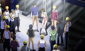 Stacked Hentai Babe Eager To Suck And Fuck A Gang Of Cocks