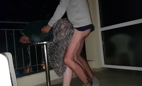 Fucked Hard On Balcony Very Horny