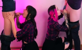 young-babes-having-blowjob-competition-in-amateur-foursome