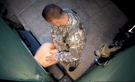 Sexy Brunette Changing Bf In Glory Hole