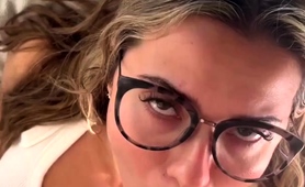 Cum Loving Housewife Facialized After Fabulous Blowjob