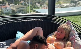 Blonde Beauty Indulges In The Pleasures Of Interracial Sex