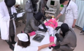 Sweet Japanese Babe Gets Her Honey Hole Carefully Examined